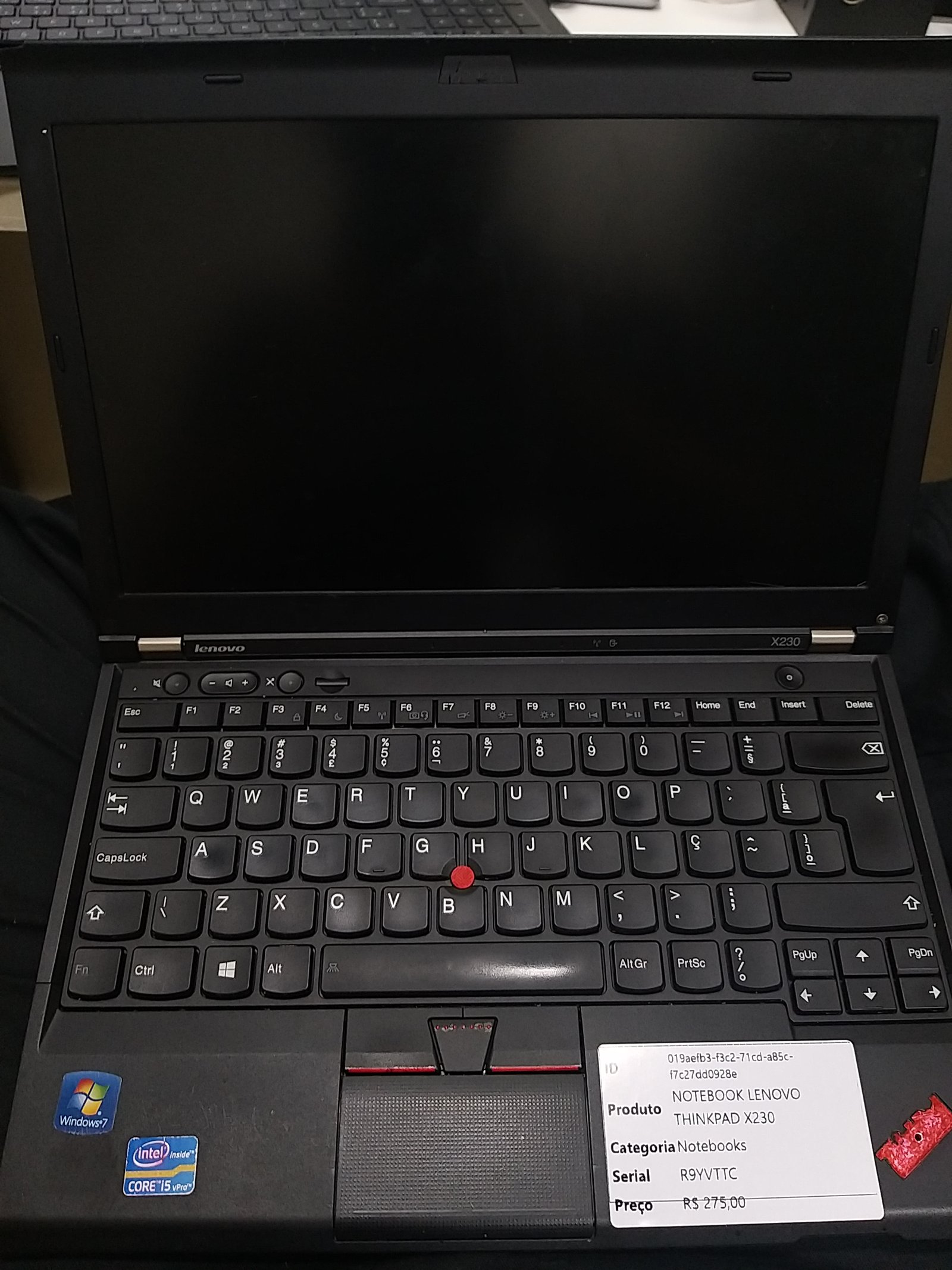 NOTEBOOK LENOVO THINKPAD X230